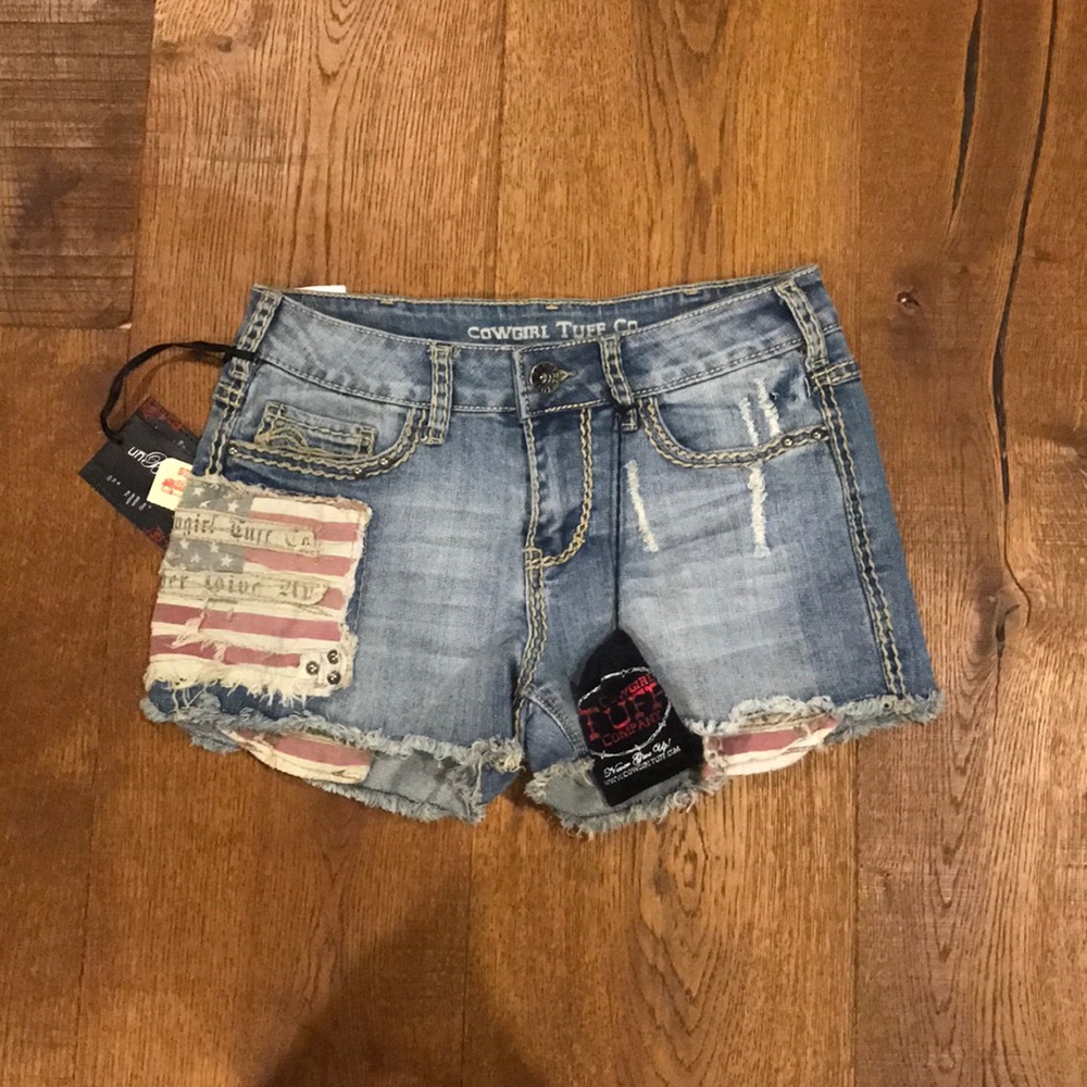 Cowgirl Tuff shorts. NWT